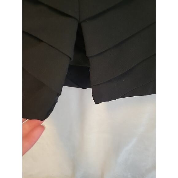 Carmen Marc Valvo Bandage Dress Little Black Dress LBD Cocktail Party Size 6 - Picture 7 of 11